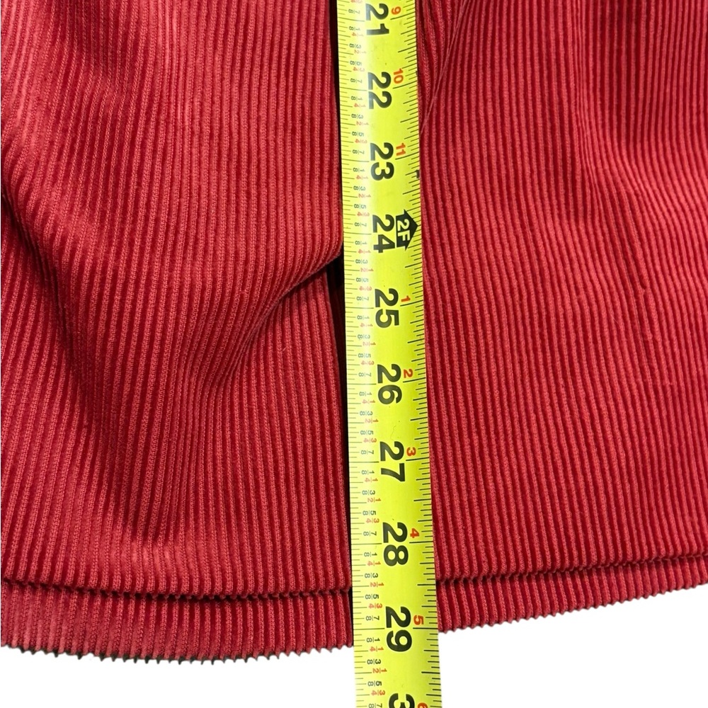 Vintage Laura Ashley Corduroy Skirt Vest Set Brick Red 10 - Picture 11 of 11